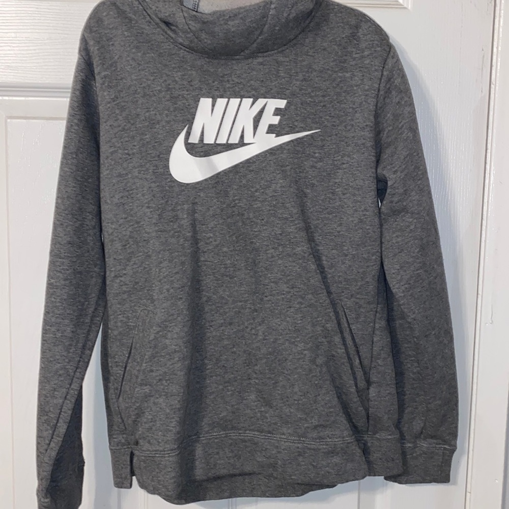 2 Girls Nike Grey hoodie